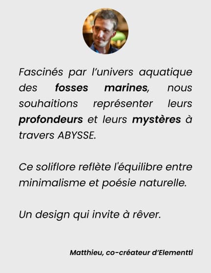 soliflore vase bois résine effet eau